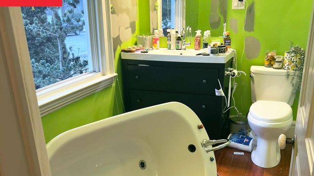 Old Bathroom Transformation: A DIY Journey Without the Demo