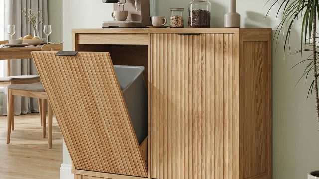 Transform Your Kitchen with the Trendy Fluted Trash Organizer