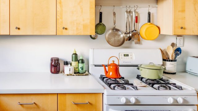 Transform Your Kitchen with a Simple Curtain Rod Hack